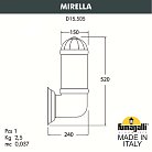 Светильник уличный настенный FUMAGALLI MIRELLA D15.505.000.VYE27 Sauro