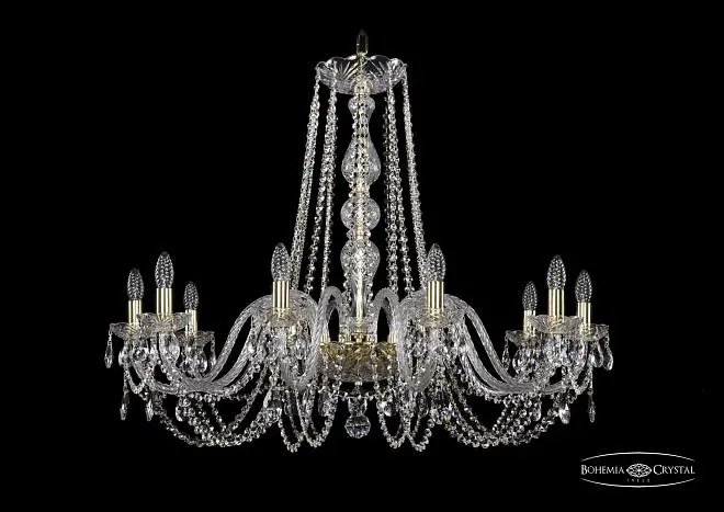 Подвесная люстра Bohemia 1402/10/360/G 1402 Gold Подвесная люстра Bohemia 1402/10/360/G 1402 Gold