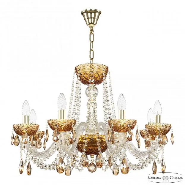 Люстра Bohemia Ivele Crystal 5402/8/240 G Amber/M-1F K721 Люстра Bohemia Ivele Crystal 5402/8/240 G Amber/M-1F K721