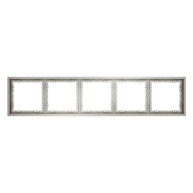 Рамка пластиковая Voltum VLS100503 S70 на 5 постов, (кашемир) Рамка пластиковая Voltum VLS100503 S70 на 5 постов, (кашемир)