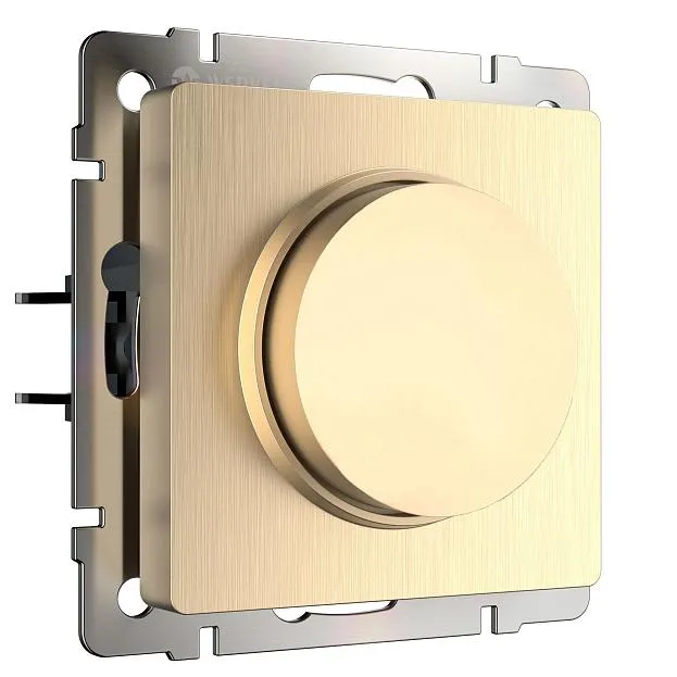 Диммер Werkel W1142010 Встраиваемые механизмы шампань рифленый Диммер Werkel W1142010 Встраиваемые механизмы шампань рифленый