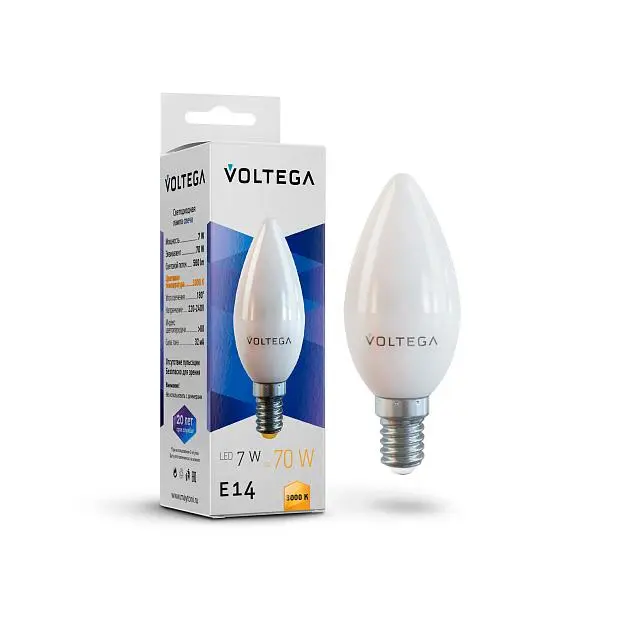 Лампочка Voltega 7230 Candle 7W Лампочка Voltega 7230 Candle 7W