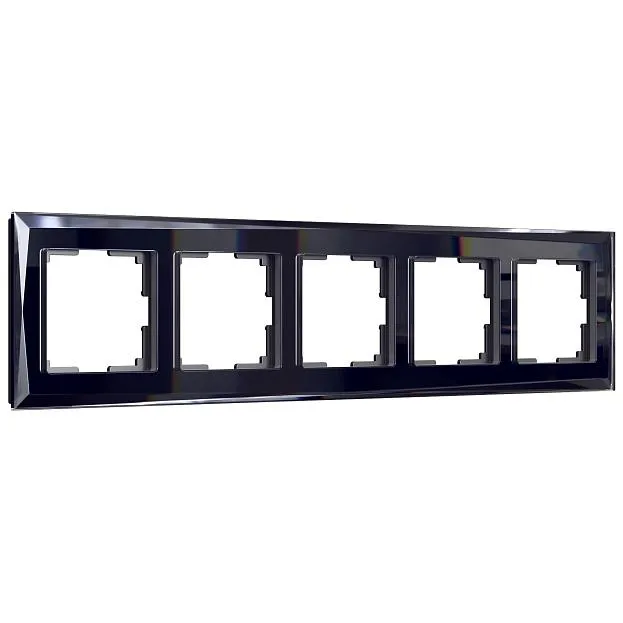 Рамка на 5 постов Werkel W0051208 Diamant (черный) a051443 Рамка на 5 постов Werkel W0051208 Diamant (черный) a051443