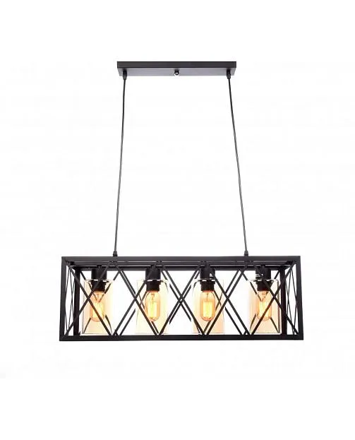 Подвесной светильник Lumina Deco LDP 11535-4 BK Nortis Подвесной светильник Lumina Deco LDP 11535-4 BK Nortis