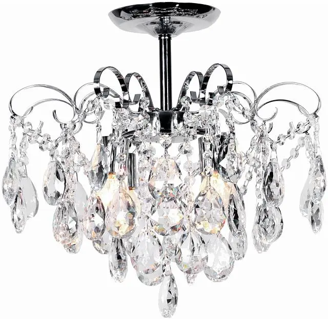 Потолочная люстра Escada 1113/4PL Chrome Crown Потолочная люстра Escada 1113/4PL Chrome Crown