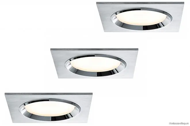 Комплект встраиваемых спотов Premium Line Dice Paulmann 92696 LED 3x8W 230V Комплект встраиваемых спотов Premium Line Dice Paulmann 92696 LED 3x8W 230V