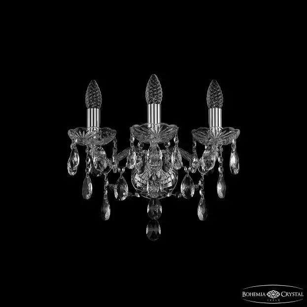 Бра хрустальные Bohemia Ivele Crystal 1415B/3/141 Ni Бра хрустальные Bohemia Ivele Crystal 1415B/3/141 Ni
