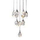 Подвесной светильник Delight Collection MD-020B-11 chrome Crystal rock