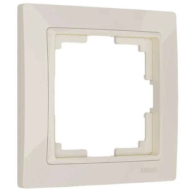 Рамка на 1 пост Werkel W0012003 (слоновая кость, basic) a051297 Snabb Рамка на 1 пост Werkel W0012003 (слоновая кость, basic) a051297 Snabb