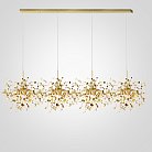 Люстра Tezani Argent Suspension Linear Gold 4L 140 177955-22 ImperiumLoft