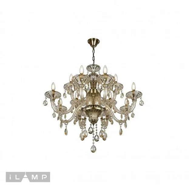 Подвесная люстра iLamp 61079-8+4 BR Asia Подвесная люстра iLamp 61079-8+4 BR Asia