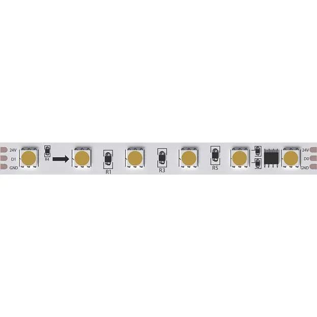 Светодиодная лента 24V 14,4W/m 3100К 5м Arte Lamp A2406010-03-3K SPI Светодиодная лента 24V 14,4W/m 3100К 5м Arte Lamp A2406010-03-3K SPI