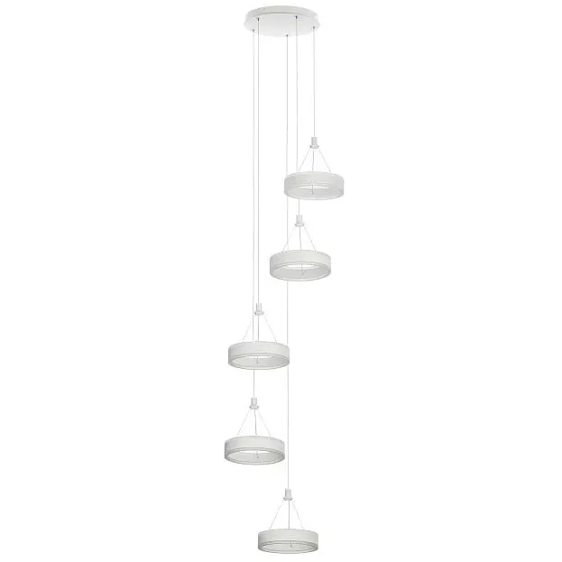 Подвесной светильник Белый LED Citilux CL719050 Дуэт Подвесной светильник Белый LED Citilux CL719050 Дуэт