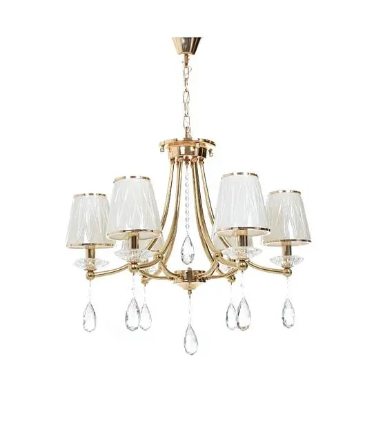 Хрустальная подвесная люстра Lumina Deco LDP 9268-6 GD Dominni Хрустальная подвесная люстра Lumina Deco LDP 9268-6 GD Dominni