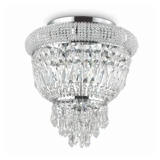 Потолочный светильник Ideal Lux Dubai PL3 Cromo 207162 Потолочный светильник Ideal Lux Dubai PL3 Cromo 207162
