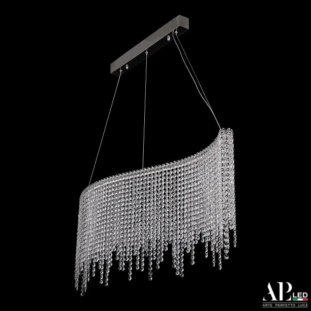 Люстра светодиодная хрустальная APL LED SH07.100.B.Ni.4000 Sicilia Люстра светодиодная хрустальная APL LED SH07.100.B.Ni.4000 Sicilia
