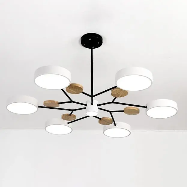 Люстра На Штанге Meade 6 Lamps White ImperiumLoft 207860-26 Люстра На Штанге Meade 6 Lamps White ImperiumLoft 207860-26