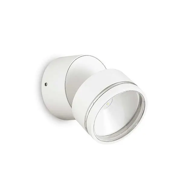 Уличный настенный светильник Ideal Lux 285474 OMEGA AP ROUND BIANCO 3000K Уличный настенный светильник Ideal Lux 285474 OMEGA AP ROUND BIANCO 3000K