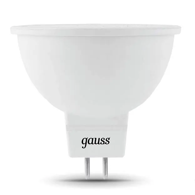 Лампа светодиодная Gauss 101505209 GU5.3 9W 4100K матовая MR16 LED Лампа светодиодная Gauss 101505209 GU5.3 9W 4100K матовая MR16 LED