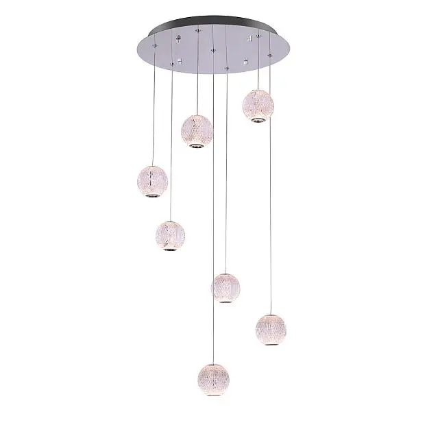 Подвесной светильник Delight Collection MD20001012-7A chrome Elliot Diamante Подвесной светильник Delight Collection MD20001012-7A chrome Elliot Diamante