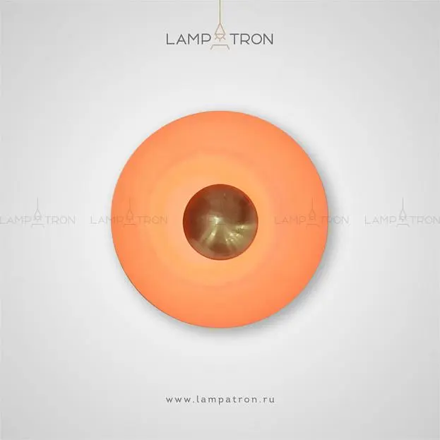 Бра ALESTA Размер M. Цвет Золото+Оранжевый Lampatron 4777-12090 Бра ALESTA Размер M. Цвет Золото+Оранжевый Lampatron 4777-12090