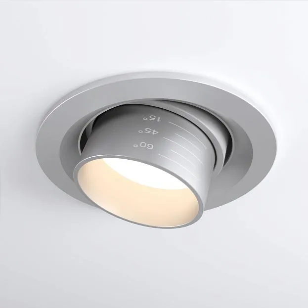 Встраиваемый светильник Elektrostandard 9920 LED 15W 4200K серебро Zoom a052479 Встраиваемый светильник Elektrostandard 9920 LED 15W 4200K серебро Zoom a052479