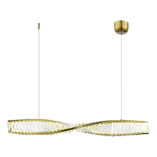 Светильник подвесной Латунь/Прозрачный LED 1*21W 3000K ST-Luce SL6205.313.01 ELICA Светильник подвесной Латунь/Прозрачный LED 1*21W 3000K ST-Luce SL6205.313.01 ELICA