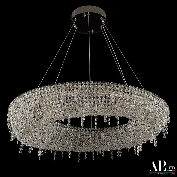 Люстра светодиодная хрустальная APL LED SH510.0.80.B.Gd.4000 Sicilia Люстра светодиодная хрустальная APL LED SH510.0.80.B.Gd.4000 Sicilia