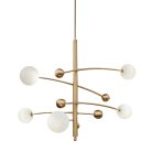 Люстра Delight Collection 10215P/5 brass Globe Mobile