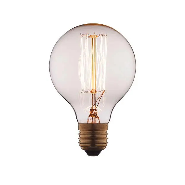 Лампа накаливания Loft It G8060 E27 60W шар прозрачный Edison Bulb Лампа накаливания Loft It G8060 E27 60W шар прозрачный Edison Bulb