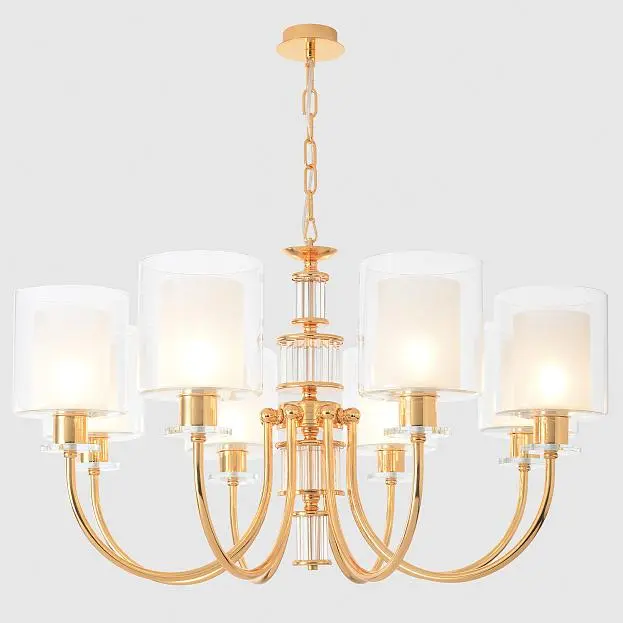 Люстра Crystal Lux ELENA SP8 GOLD Люстра Crystal Lux ELENA SP8 GOLD