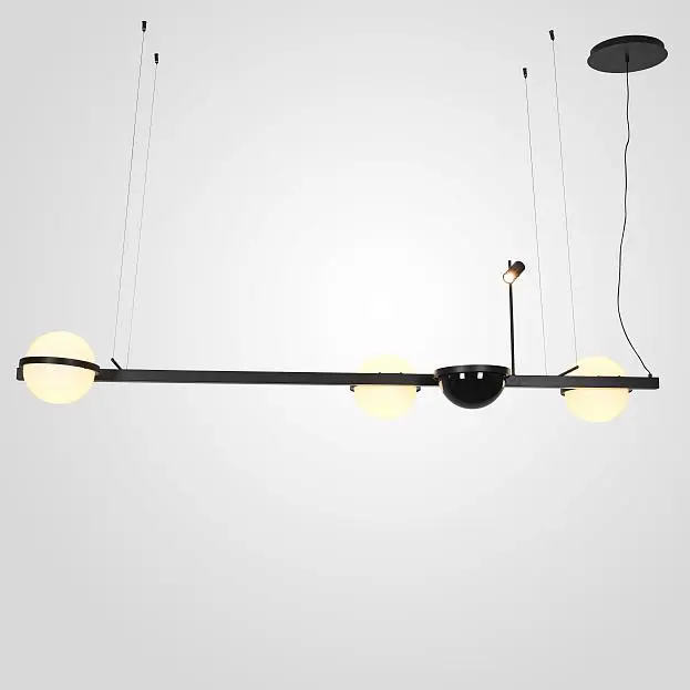 Реечный Подвесной Светильник Palma Wall Lamp 3 Шара + 1 Вазон Горизонтальная ImperiumLoft 204173-22 Реечный Подвесной Светильник Palma Wall Lamp 3 Шара + 1 Вазон Горизонтальная ImperiumLoft 204173-22