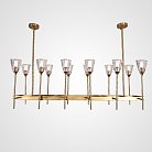 Люстра Torche De Verre Linear Chandelier 12 74929-22 ImperiumLoft