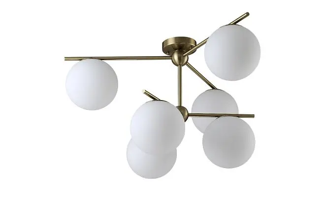 Потолочная люстра Crystal Lux FELIZ SP-PL6 BRONZE/WHITE Потолочная люстра Crystal Lux FELIZ SP-PL6 BRONZE/WHITE