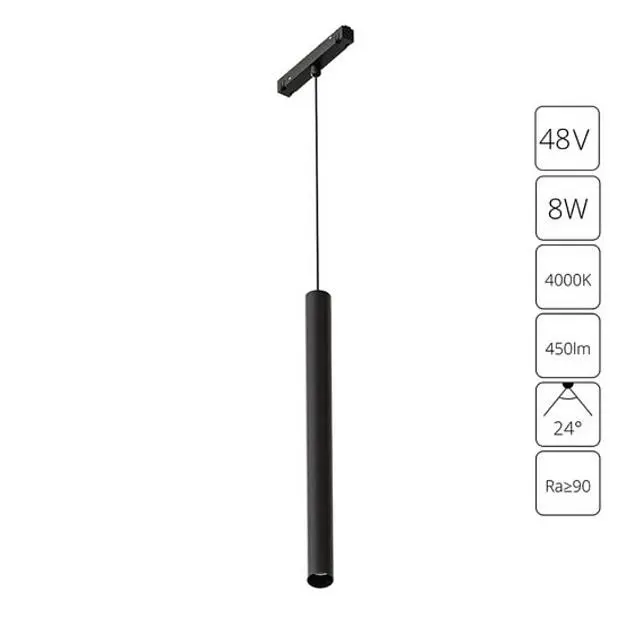 Магнитный трековый светильник Arte Lamp A4770SP-1BK LINEA Магнитный трековый светильник Arte Lamp A4770SP-1BK LINEA