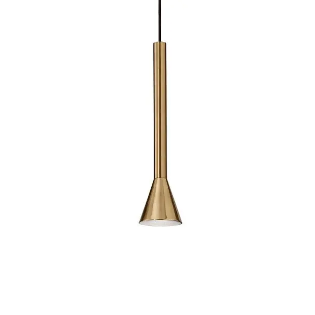 Подвесной светильник Ideal Lux 279794 DIESIS SP OTTONE SATINATO Подвесной светильник Ideal Lux 279794 DIESIS SP OTTONE SATINATO