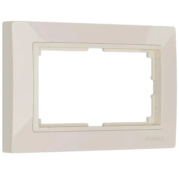 Рамка для двойной розетки Werkel W0082003 (слоновая кость, basic) a051293 Snabb Рамка для двойной розетки Werkel W0082003 (слоновая кость, basic) a051293 Snabb
