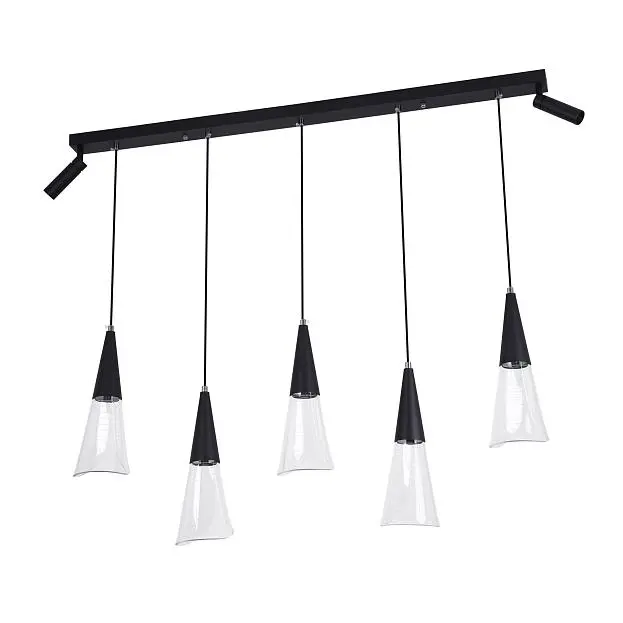Подвесной светильник LED4U L7105-7 BK Подвесной светильник LED4U L7105-7 BK