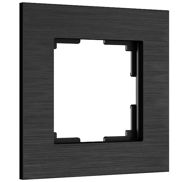 Рамка на 1 пост (черный алюминий) Werkel W0013508 AluMax a066329 Рамка на 1 пост (черный алюминий) Werkel W0013508 AluMax a066329
