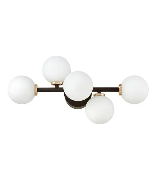 Бра Lumina Deco LDW 6033-5 BK+F.GD Marsiada Бра Lumina Deco LDW 6033-5 BK+F.GD Marsiada