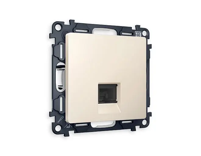Комплект механизма компьютерной розетки Ambrella Volt MA332010 QUANT Комплект механизма компьютерной розетки Ambrella Volt MA332010 QUANT