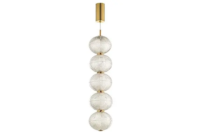Подвесной светильник Arti Lampadari Candels Gold L 1.P6 G Подвесной светильник Arti Lampadari Candels Gold L 1.P6 G