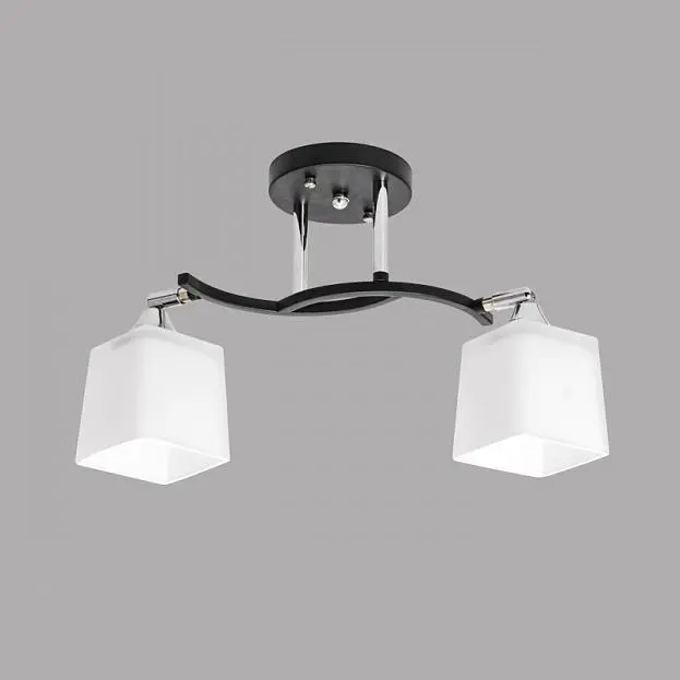 Потолочная люстра Imex MD.6106-2-S-BK+CH Потолочная люстра Imex MD.6106-2-S-BK+CH