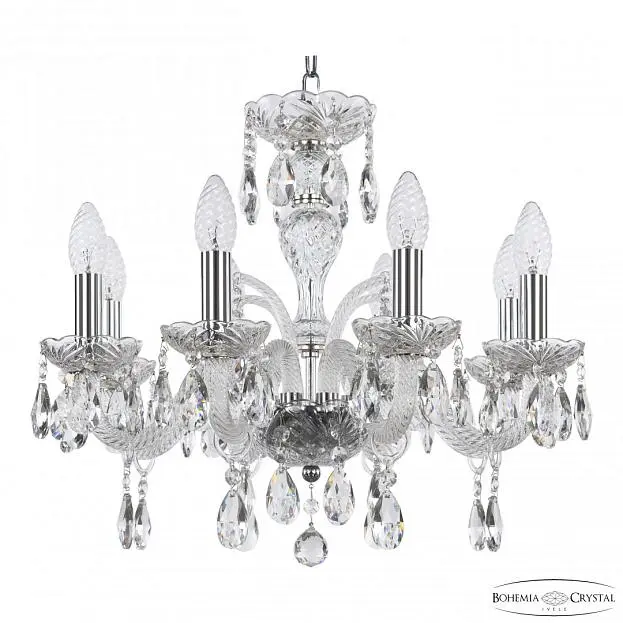 Люстра хрустальная Bohemia Ivele Crystal 118/8/165 Ni Люстра хрустальная Bohemia Ivele Crystal 118/8/165 Ni