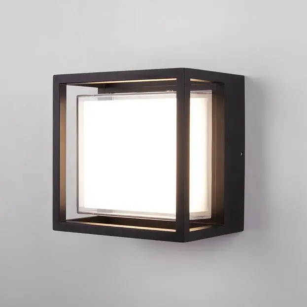 Уличный настенный светильник Elektrostandard 1533 TECHNO LED чёрный a052253 Уличный настенный светильник Elektrostandard 1533 TECHNO LED чёрный a052253