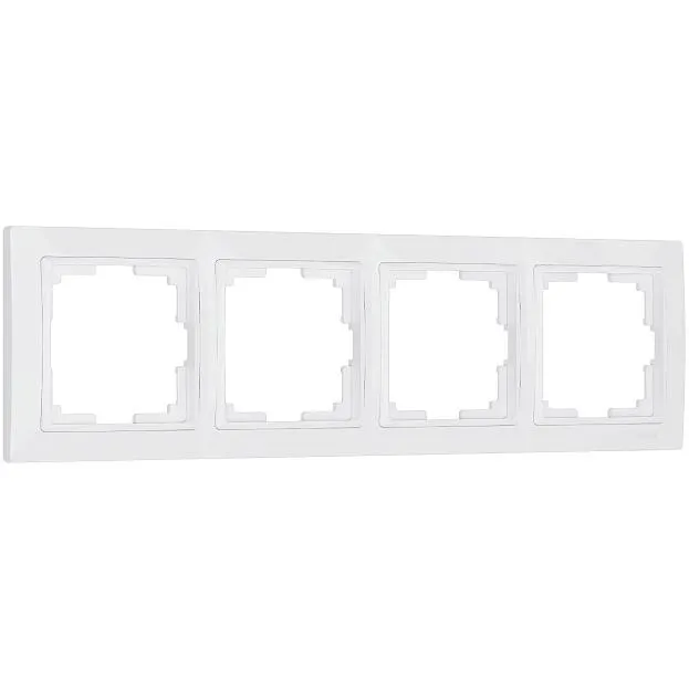 Рамка на 4 поста Werkel W0042001 (белый, basic) a051301 Snabb Рамка на 4 поста Werkel W0042001 (белый, basic) a051301 Snabb