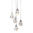 Подвесной светильник Delight Collection MD-020B-5 chrome Crystal rock