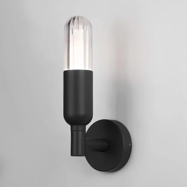 Уличный настенный светильник Elektrostandard 35165/U черный ISIDA LED a062884 Уличный настенный светильник Elektrostandard 35165/U черный ISIDA LED a062884