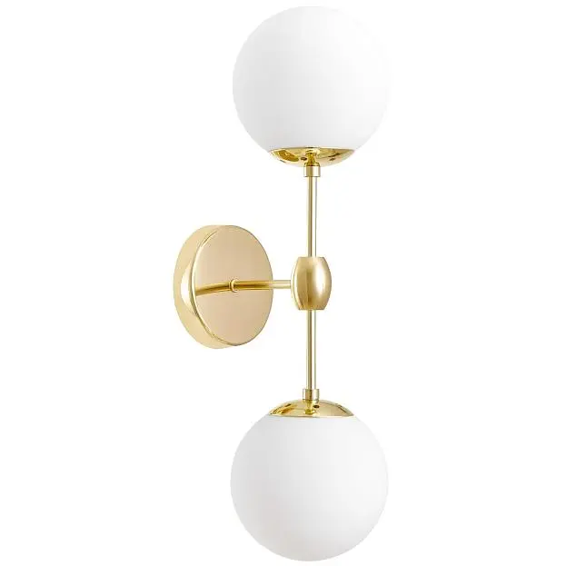 Бра Lumina Deco LDW 6001-2 GD+WT Zodiak Бра Lumina Deco LDW 6001-2 GD+WT Zodiak
