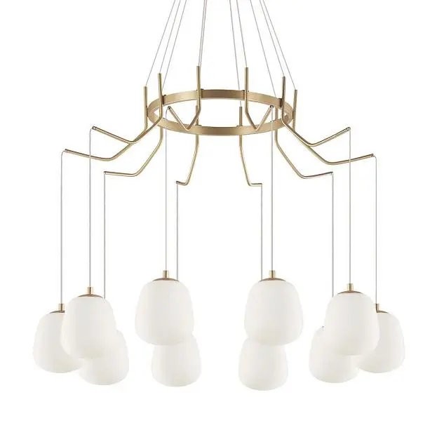 Подвесная люстра Ideal Lux Karousel SP10 206394 Подвесная люстра Ideal Lux Karousel SP10 206394